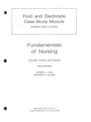 Fluid Electrolyte Fundamentals