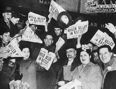 战争狂人希特勒在柏林自杀