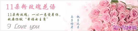 11朵粉玫瑰花语是什么？
